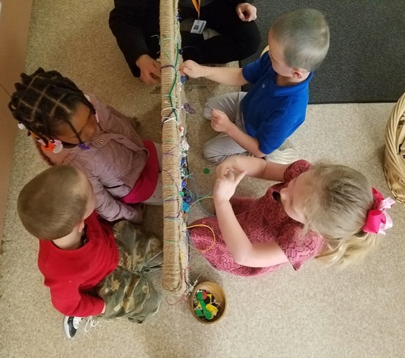 Children together Wire Study
